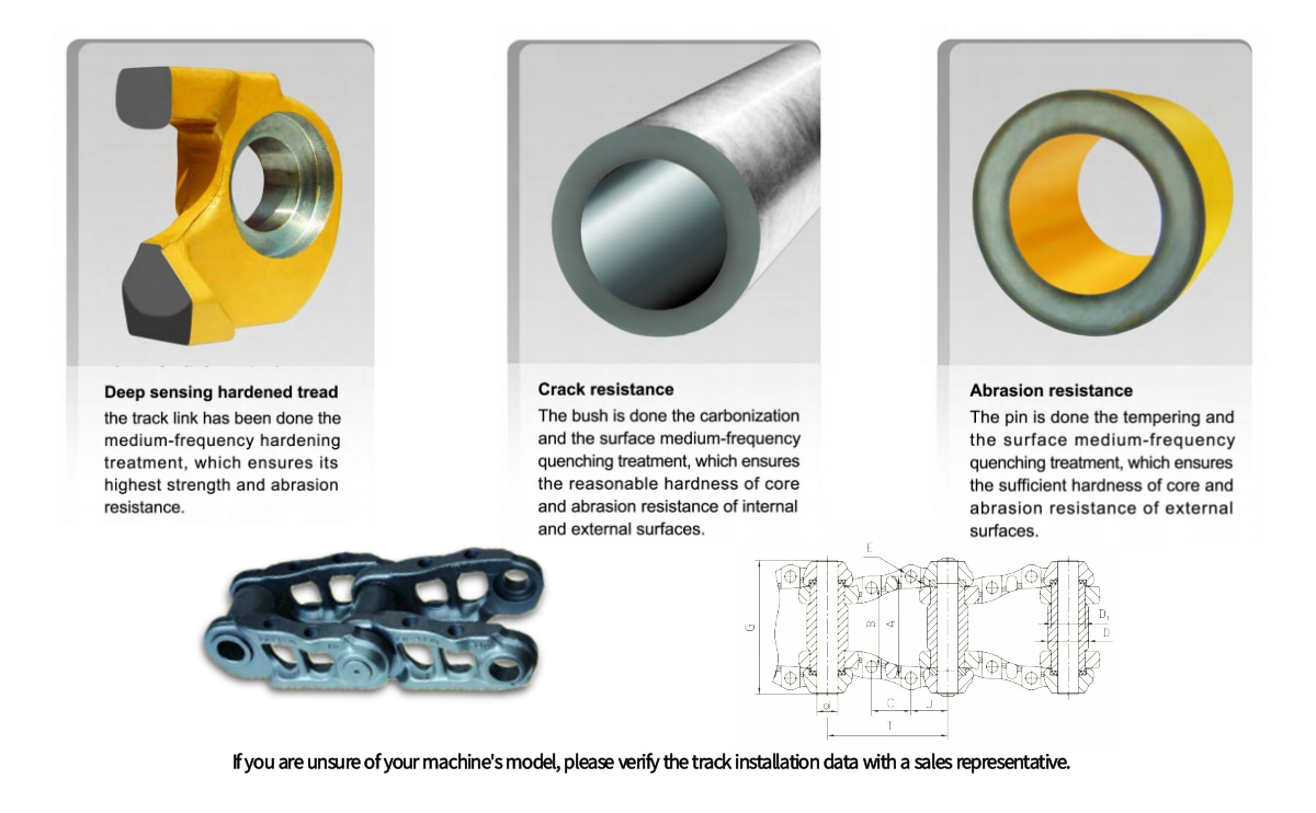 D275 Bulldozer Track Links Assembly